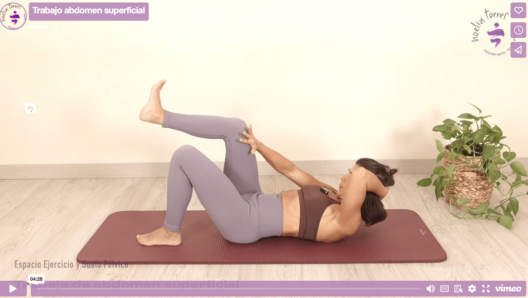 Trabajo de abdomen superficial