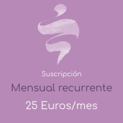 Suscripción continuada de pago mensual a las clases online